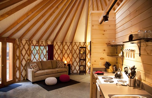 Southwest Harbor Cottage | Yurt Glamping on the Quiet-side of Acadia National Park!