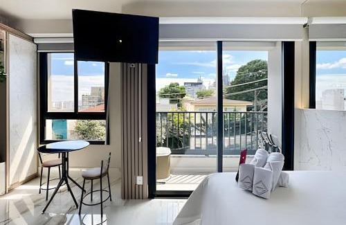 Sao Paulo Apartment | Zainalofts7 Vila Madalena -AC e 500m metrô 2002 EC