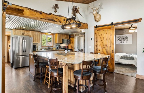 Williamson House | Zebra Ranch Vacation Rental | 3-BR House Amazing Animal Experience, Prescott | Mtn View Trails Spa Brbq