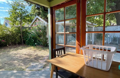 North Central House | Zen Modern 2QueenBed/1Ba Home w/Fiber Internet + Dedicated Workspace + Patio