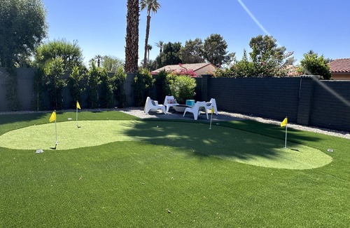 Rancho Mirage House | Zentierra~ Great Location! Mid Century Home! Quiet, Clean, and a Putting Green!