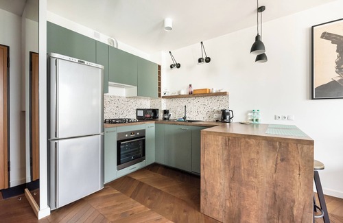 Targowek Apartment | Zielone Zacisze Retro Studio