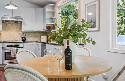 Kenwood House | Zoë Creekside-Tranquil Redwoods-20 wineries 3 mi