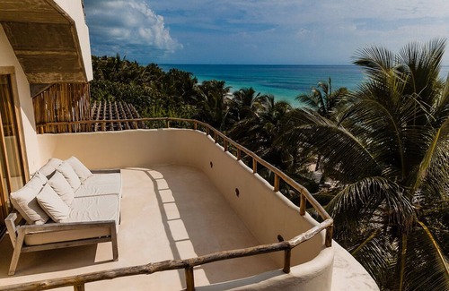 Zona Hotelera House | Zorba Penthouse - Luxury perch with incredible views of Tulum beach!
