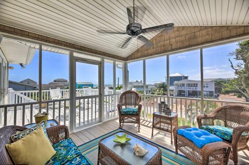 1 Block to Beach Emerald Isle Gem with Ocean View