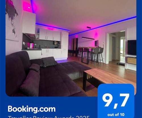 100 qm Penthouse, Self-Check-In, 2 Parkplätze
