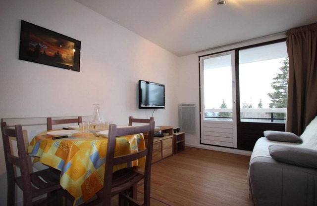 100m from ski slopes, 2nd floor, balcony, tv, ski locker, 24m², Chamrousse