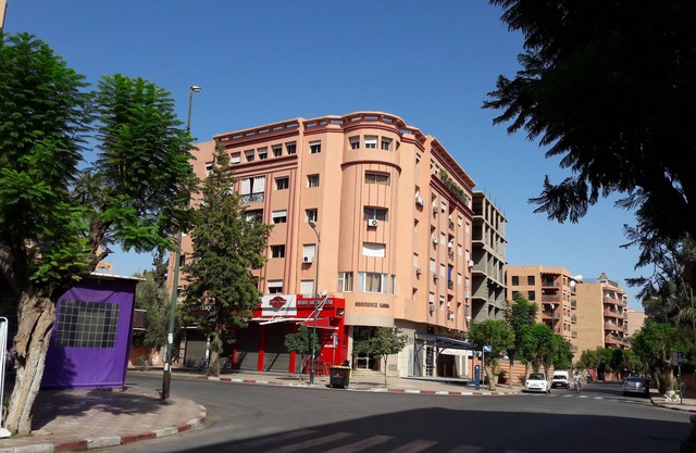 187 sq. feet, air conditioned in Marrakech Gueliz, European Centre town