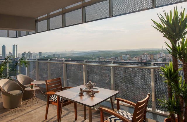 2+1 SHORT TERM RENTAL LUXURY IN MASLAK SARIYER AGAOGLU 1453