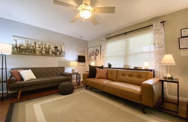 2 Bed plus remote work office. Walk to river trail.
