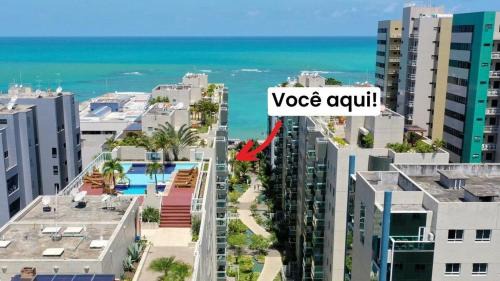 2 quartos | Beira mar | Piscina | 250 MB