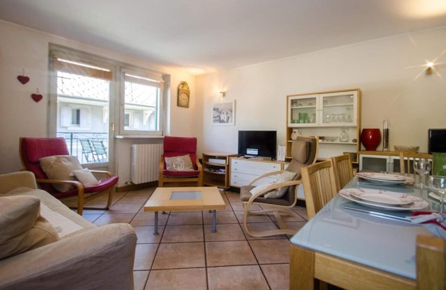 260m from ski slopes, 2nd floor, terrace, parking, tv, 55m², Chamonix