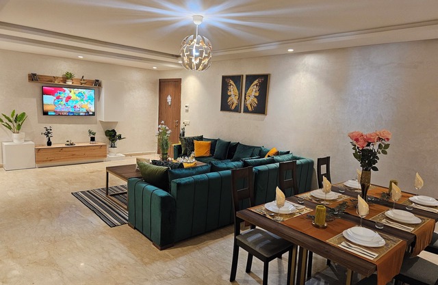 3 Bedroom Luxury Apartment with Premium Amenities for Larger Families