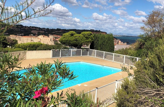 3 star air-conditioned apartment with swimming pool 5mn walk from Collioure 🐶ok
