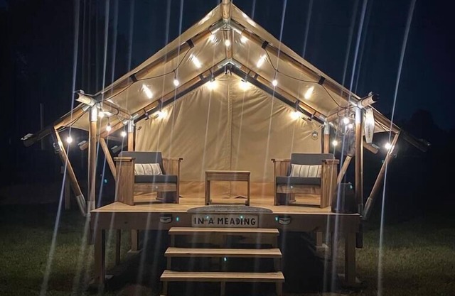 4 AC Glamping Tents on Honey Farm in Houston