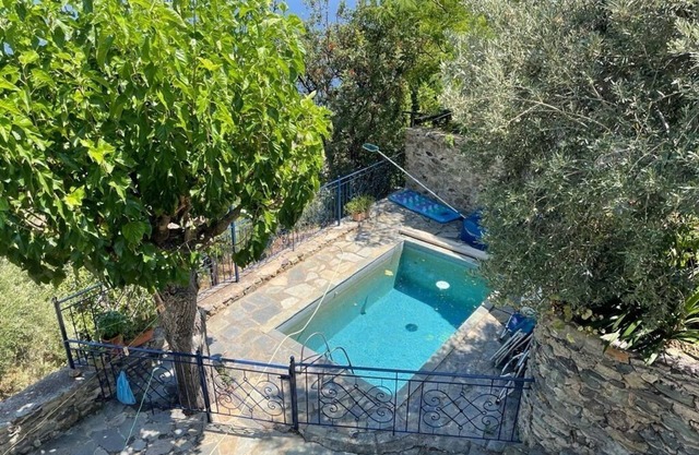 4 bedroom stone villa with pool and sea views in the Peloponnese, Greece