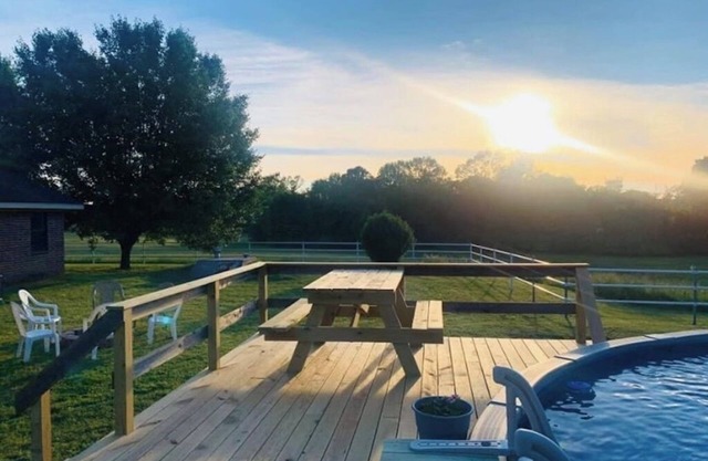 80 Acre Ranch Style Home in Town, 15 min from Broken Bow Lake & Private Pool!