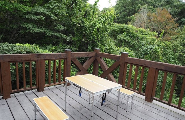 A log house for rent that can be glamped surround / Yonago Tottori