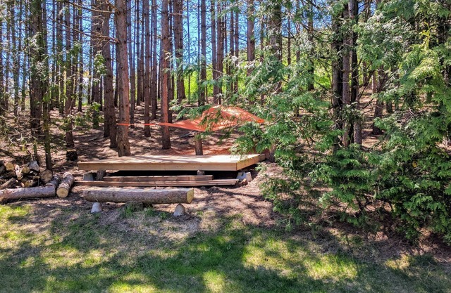 A setting for a rustic wedding, family reunion or wellness retreat