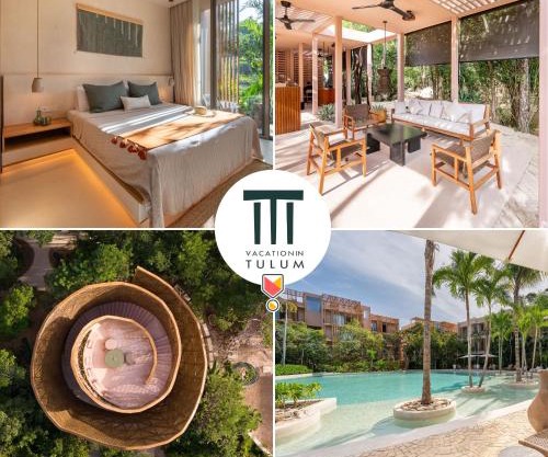 Amazing 1BR Tulum Jungle with Restaurant, Pool and Gym