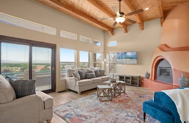 Amazing views of the mountains and city with game room and putting green!