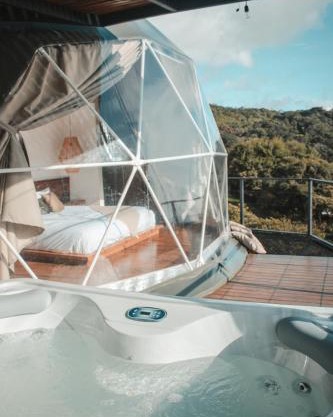 Ananta Forest - Sunset & Gulf View - Glamping Dome and Mountain House