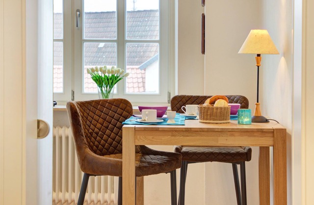 Apartment with terrace in the middle of the historic village of Hambach/Pfalz