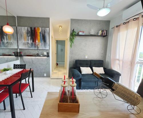 Apartamento Moderno Cop 30 a 15 min do Hangar e Aeroporto, até 4 hospedes