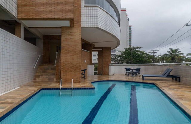 Apartamento na Praia Grande de Frente para o Mar
