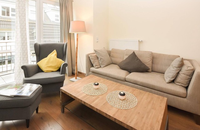 Apartment 4 with balcony in the Baltic Sea Lodge house in Scharbeutz