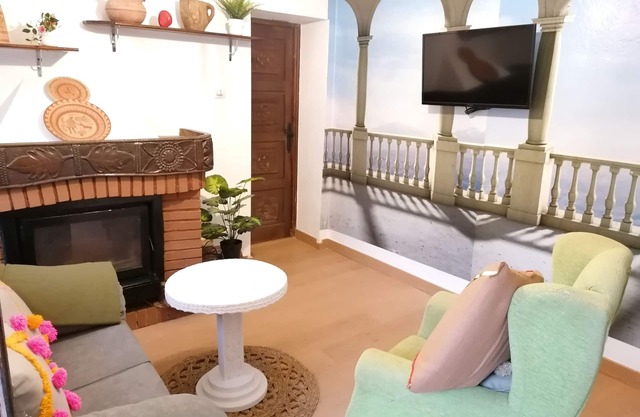 Apartment in a rural house with a large garden 5 minutes from the beach