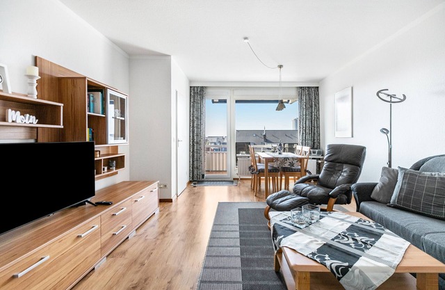 Apartment 'Muschelbank No 4' with Sea View, Balcony and Wi-Fi