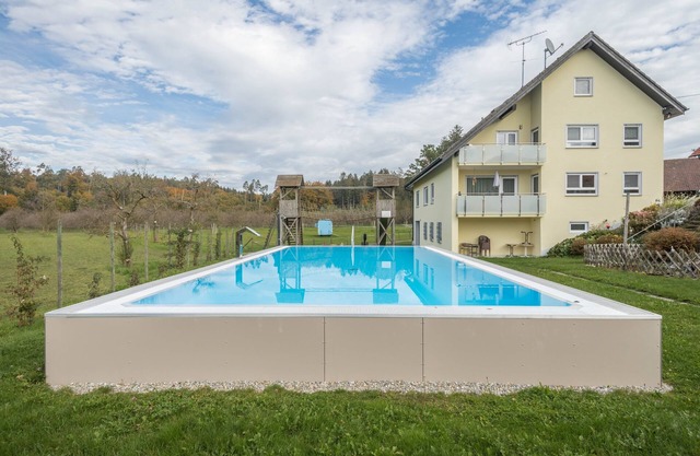 Apartment “Vergißmeinnicht” on Farm close to Lake Constance with Terrace & Pool