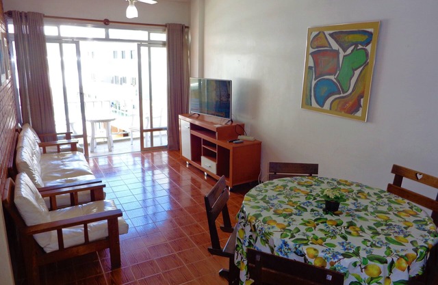 Apartment with balcony just one block from Forte beach!