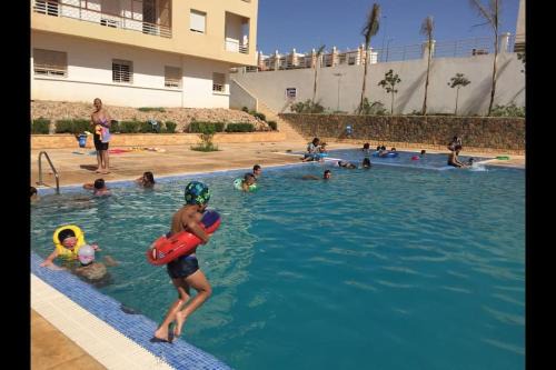 Appartement à Cap de l'eau, vue piscine