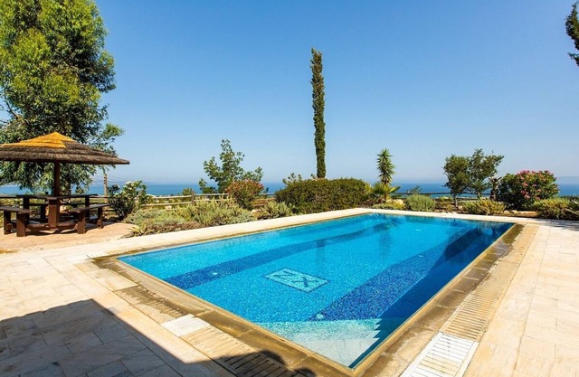 Attractive Villa, A/C, Private Pool, Magnificent Sea Views overlooking Chrysochou Bay