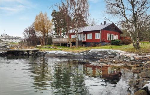 Awesome Home In Vikbolandet With Sauna