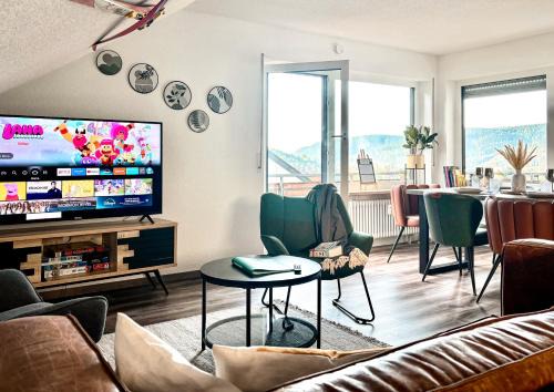 Balkon mit Schwarzwaldblick, Tischfußball, Hunde frei, familienfreundlich