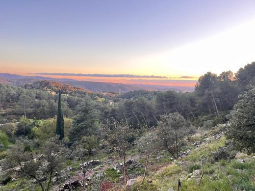 Bastidon provençal Aix-en-Provence plein cœur de la forêt avec vue unique