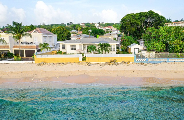 Beach Front Villa, with a private pool, on the Platinum Coast of Barbados
