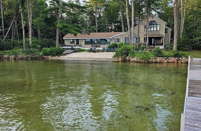 Beach House on the Big Lake with 90-foot dock. Bring your boat! New listing!