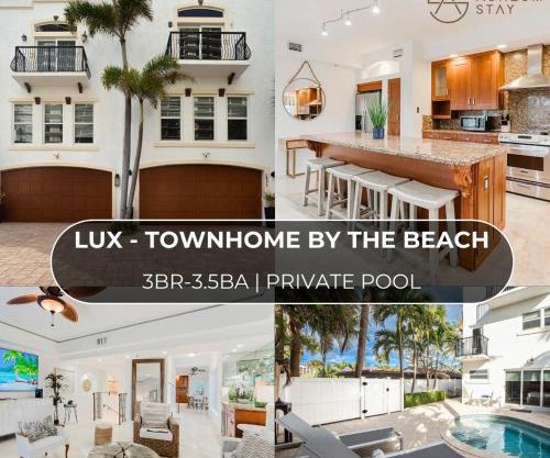 Beachside Luxury Private Townhome with Pool and Ocean Views