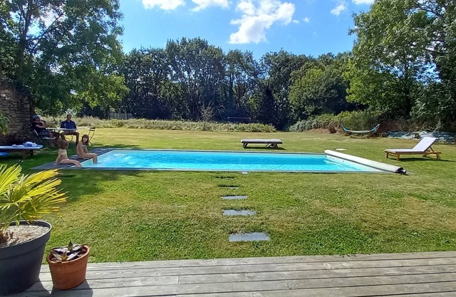 Beautiful and spacious with swimming pool.