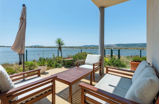 Beautiful contemporary villa with magical view in frontignan plage.