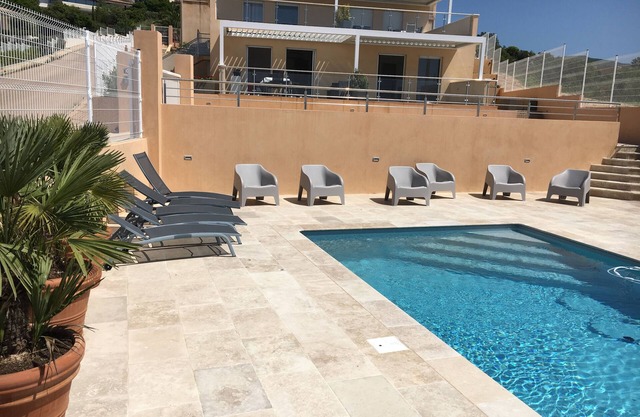 BEAUTIFUL NEW APARTMENT WITH STUNNING VIEWS OF AJACCIO BAY AND POOL