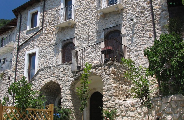 Beautiful stone house, high in the medieval mountain village of Roccacasale