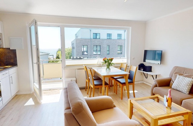Beautiful vacation apartment with sea view near the beach and marina in Grömitz