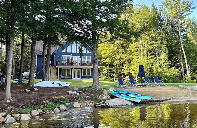 Beautiful Waterfront home with sunset views and spacious layout.