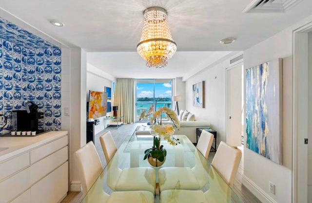 Best View in South Beach Miami Bay view Balcony King Suite