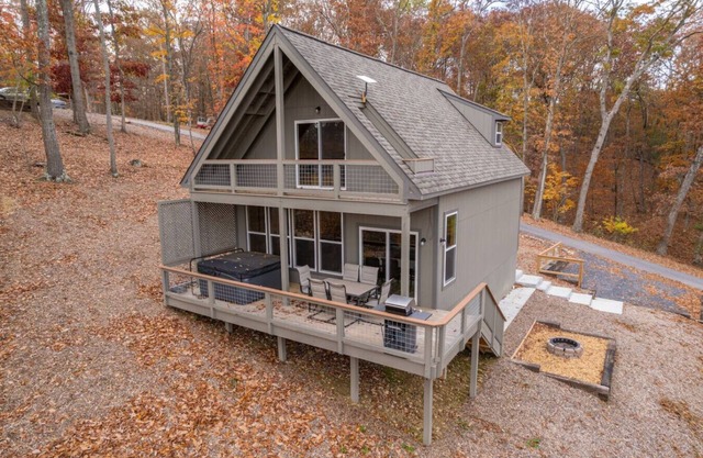 Blue Bird, nestled over the Shenandoah River